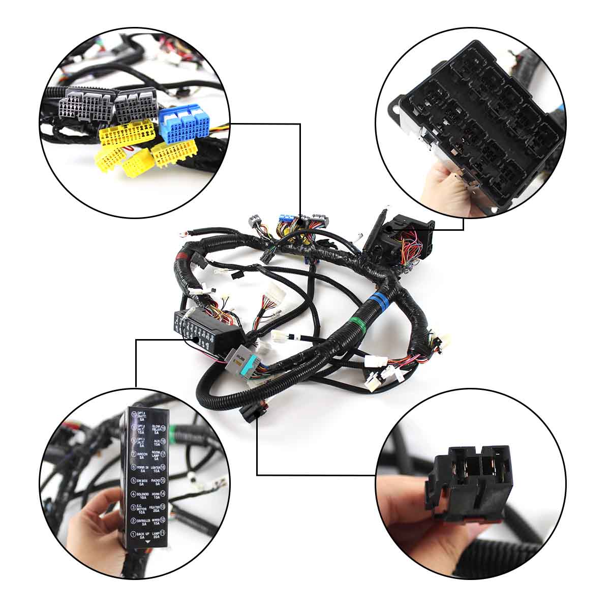 0003322 Inner Internal Wiring Harness for Hitachi Excavator ZX200-1 ZX210