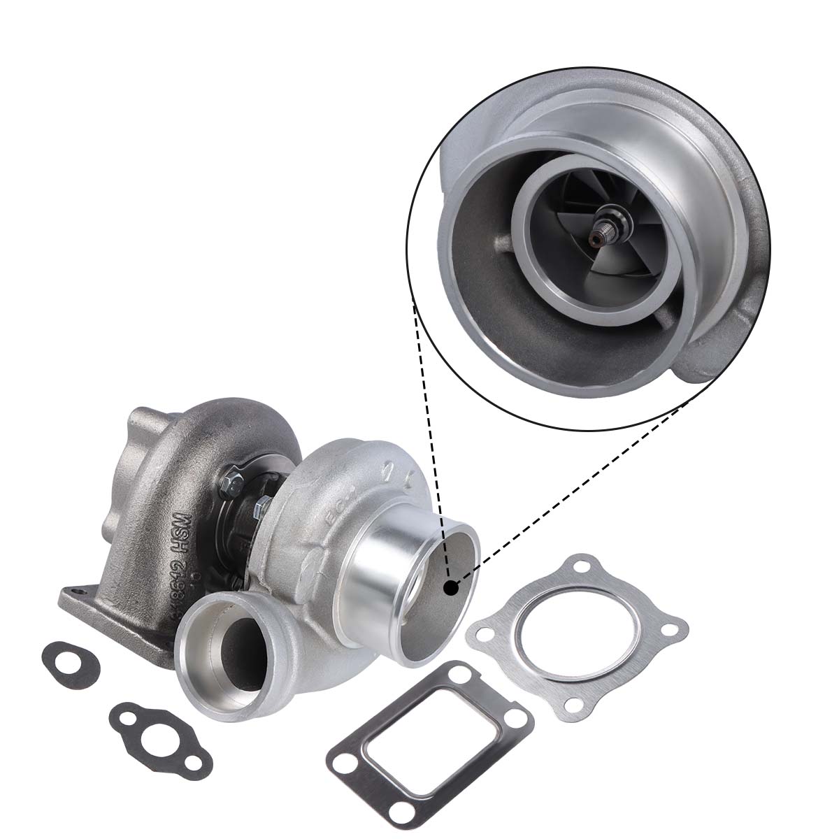 04258205KZ S100008H Turbocharger for Volvo Deutz D4D BF4M2012C Engine