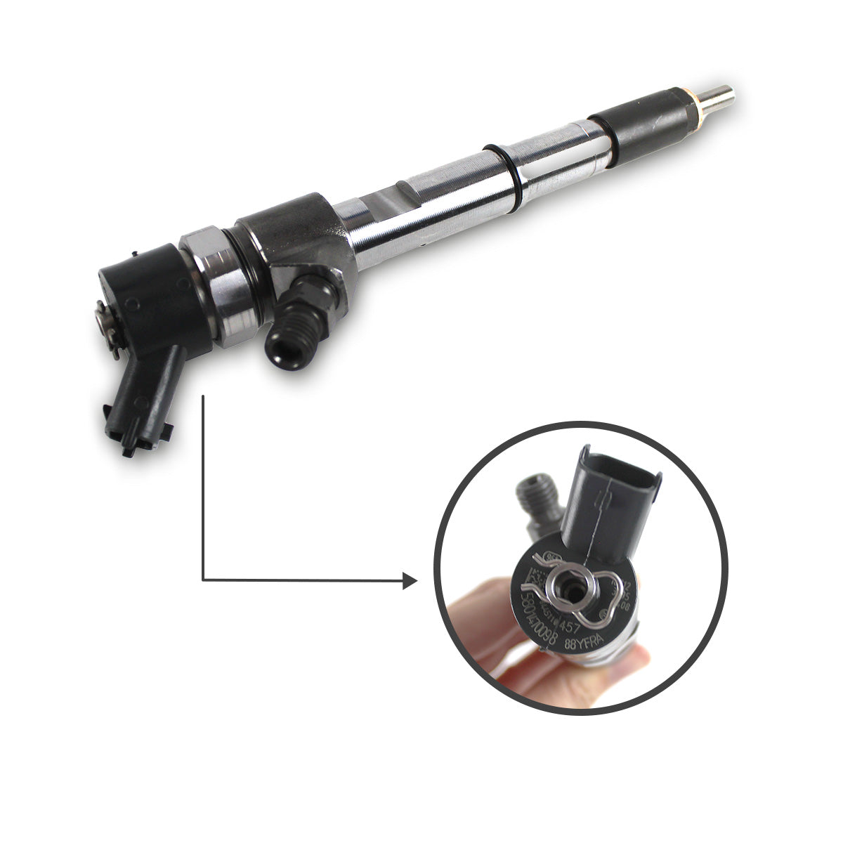 0445110457 Common Rail Injector for Case New Holland Iveco John Deere 3.4 Diesel