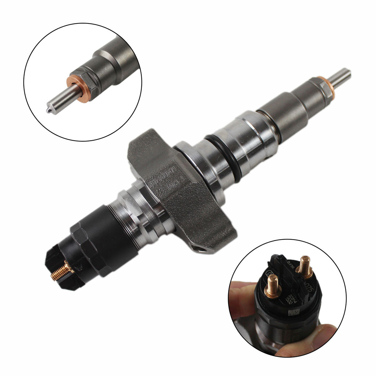 6 PCS Fuel Injector 2854608 0445120057 for CASE New Holland IVECO Engine F4HE9687 Tractor Maxxum 115 125 140 T6030 T6050 T6080 T6090