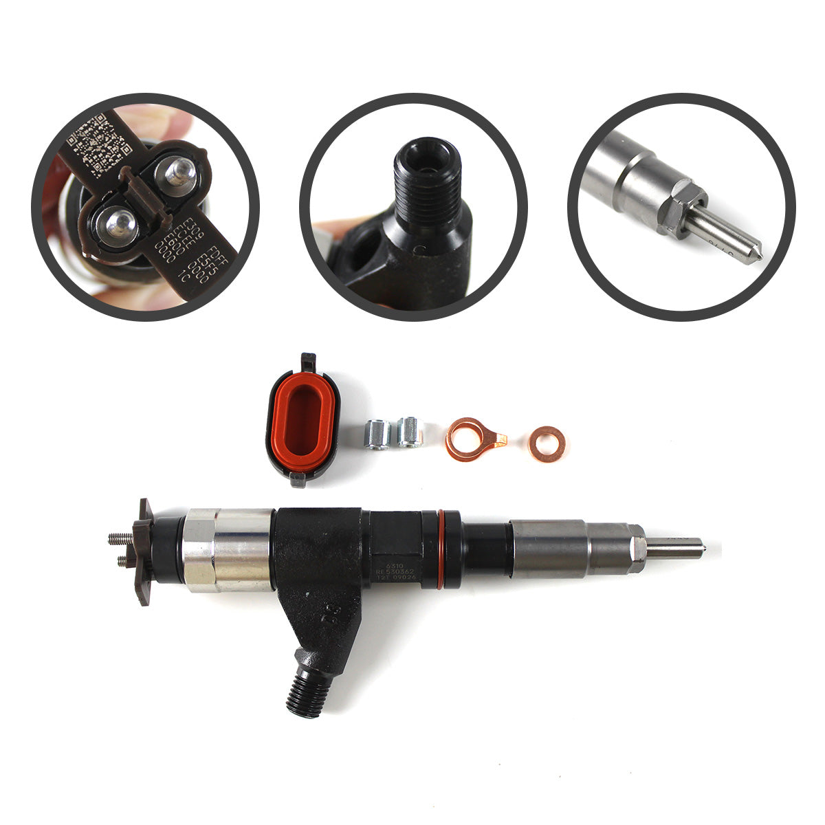 095000-6310 095000-6311 Fuel Injector for John Deere 4.5L 6.8L