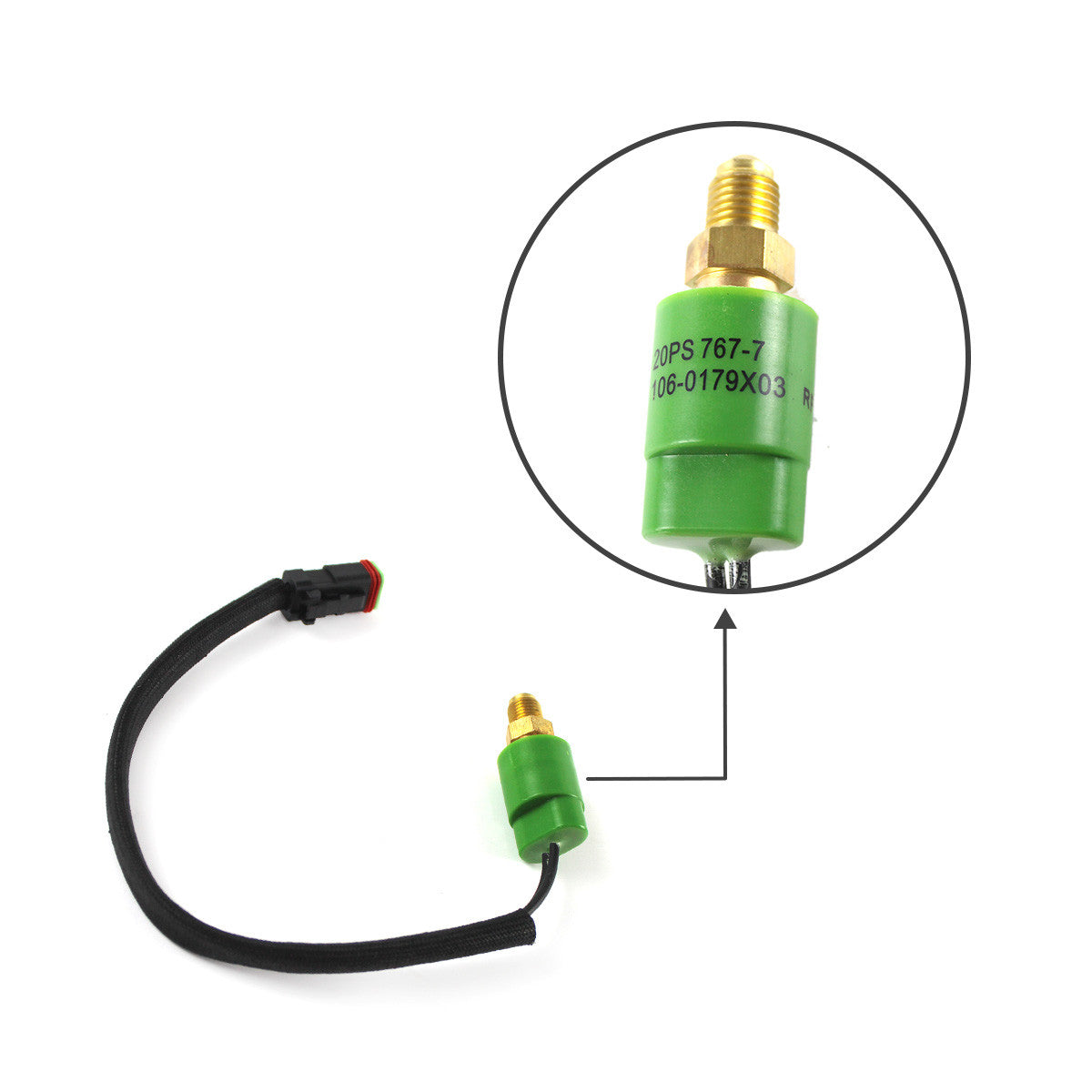 106-0179X03 309-5795 Pressure Sensor Switch for Caterpillar Excavator 330B E320B