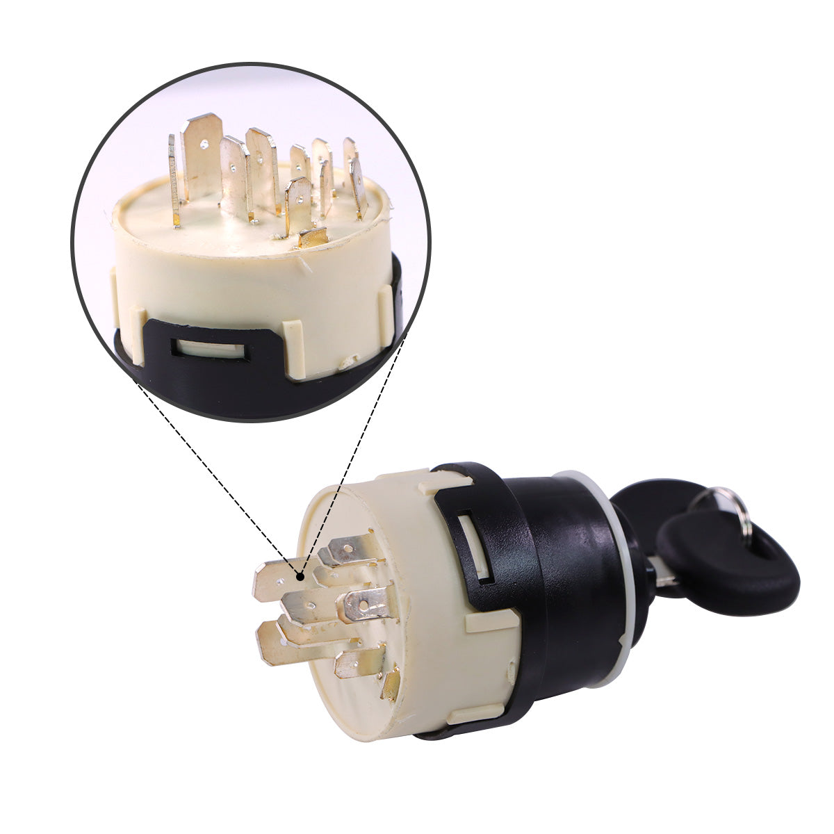 330262 1532371C2 10 Pins Ignition Switch for JCB JCB200 JCB220 Excavator