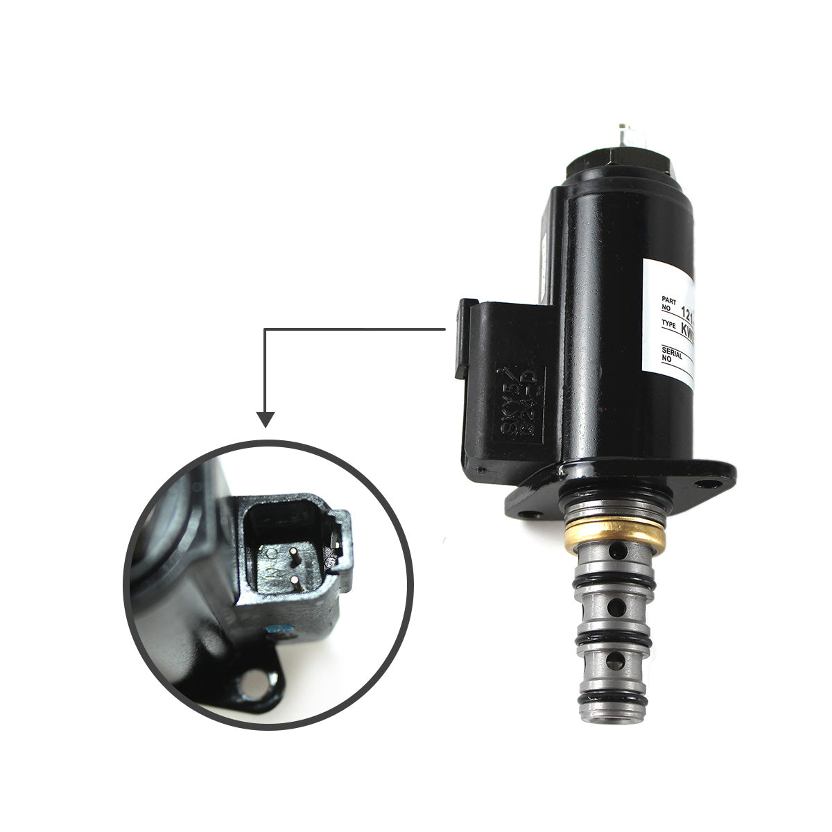121-1490 KWE5K-31/G24YA30 Hydraulic Pump Solenoid Valve for CAT E320B E320C