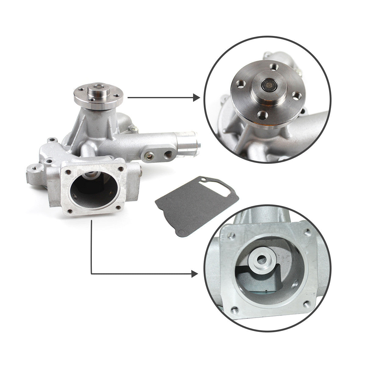 123900-42100 Water Pump for Komatsu 4TNV106 Yanmar