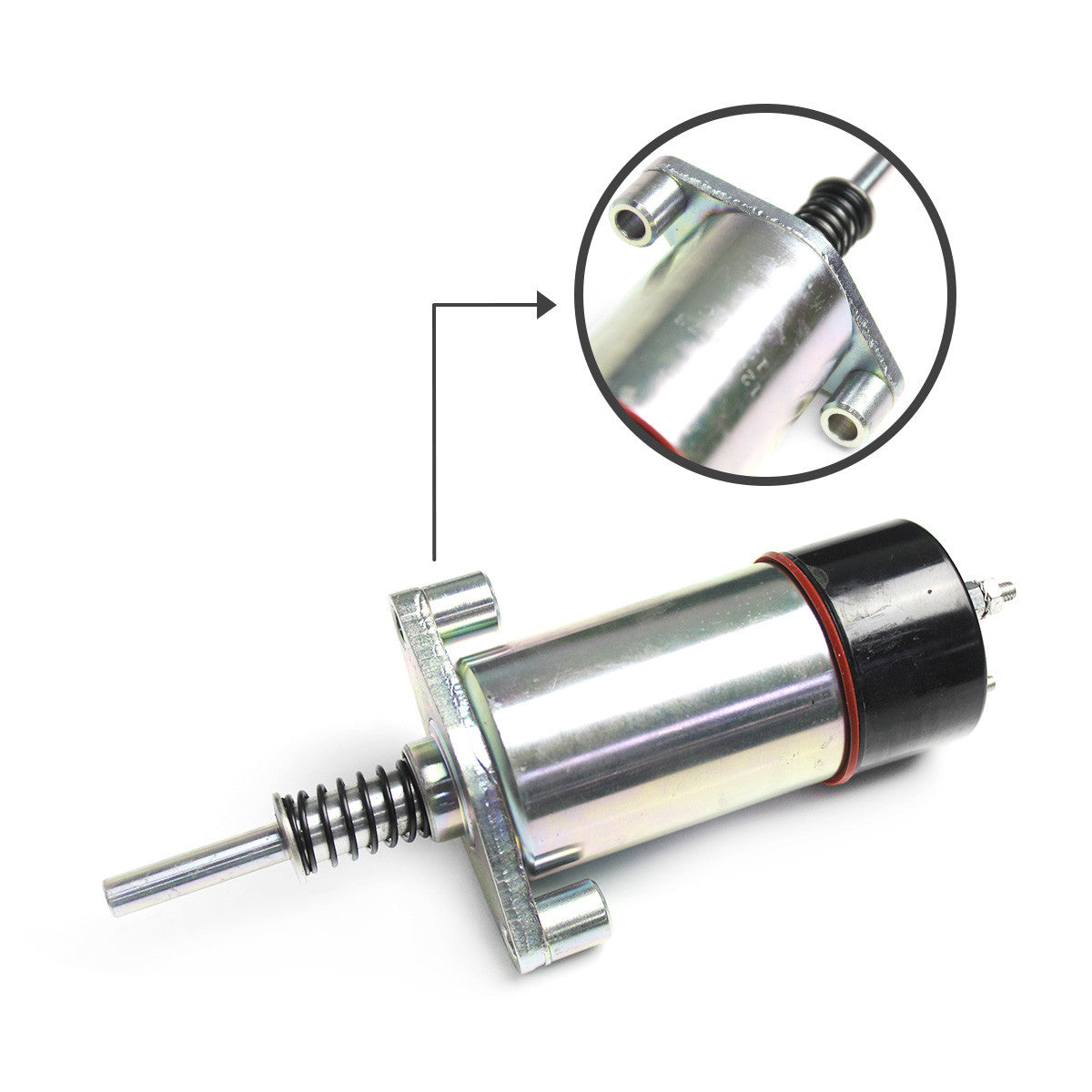 125-5773 1255773 12V Fuel Shutoff Solenoid for Caterpillar 3204 3304 3304B