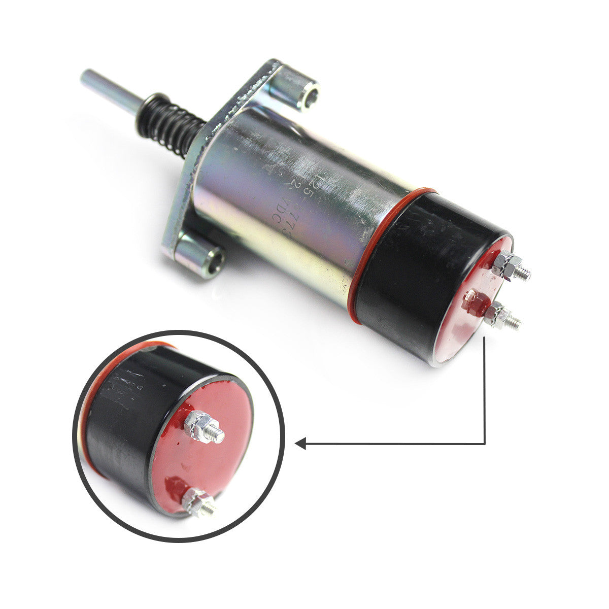 125-5773 1255773 12V Fuel Shutoff Solenoid for Caterpillar 3204 3304 3304B