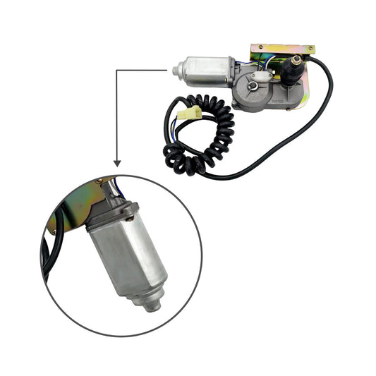 12V 538-00005A Wiper Motor for Doosan Daewoo Excavator DX15 DX18