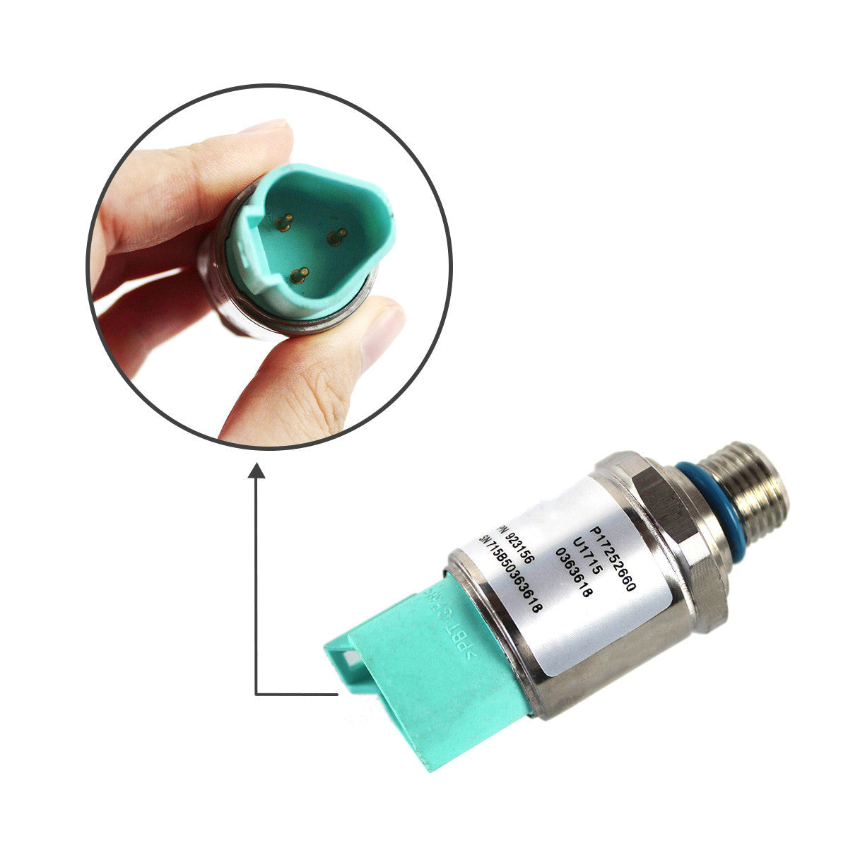 14560161 17252660 Pressure Sensor for Volvo EC120D EC140C EC160C EC170D