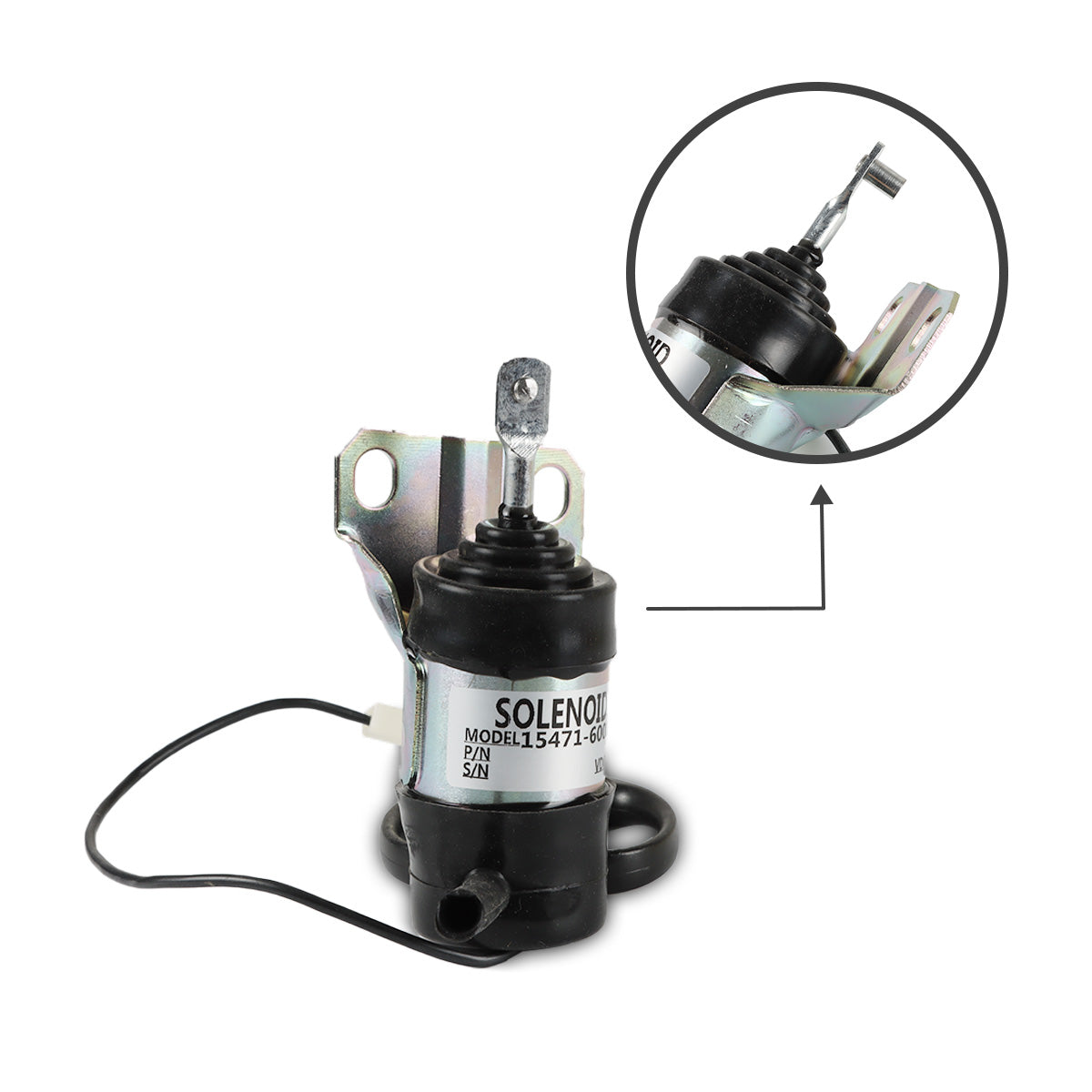 For Kubota Front Mower F2000 F2100 Stop Solenoid 15471-60010