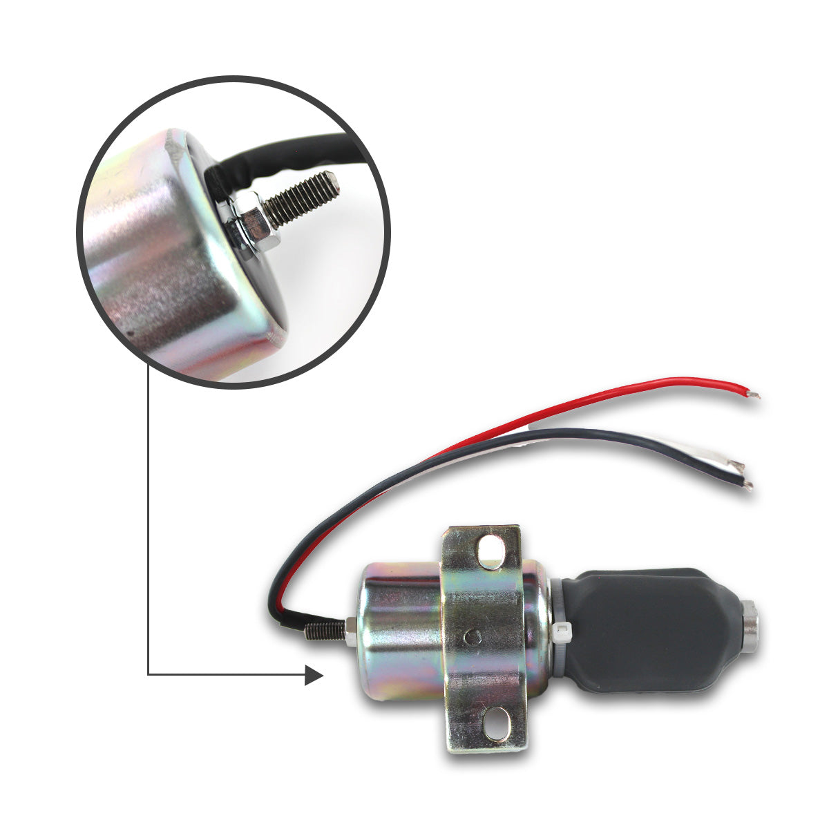 1756ES-24E3ULB1S5 110339541 24V Stop Solenoid Valve for Hyundai R200-5E R200-5