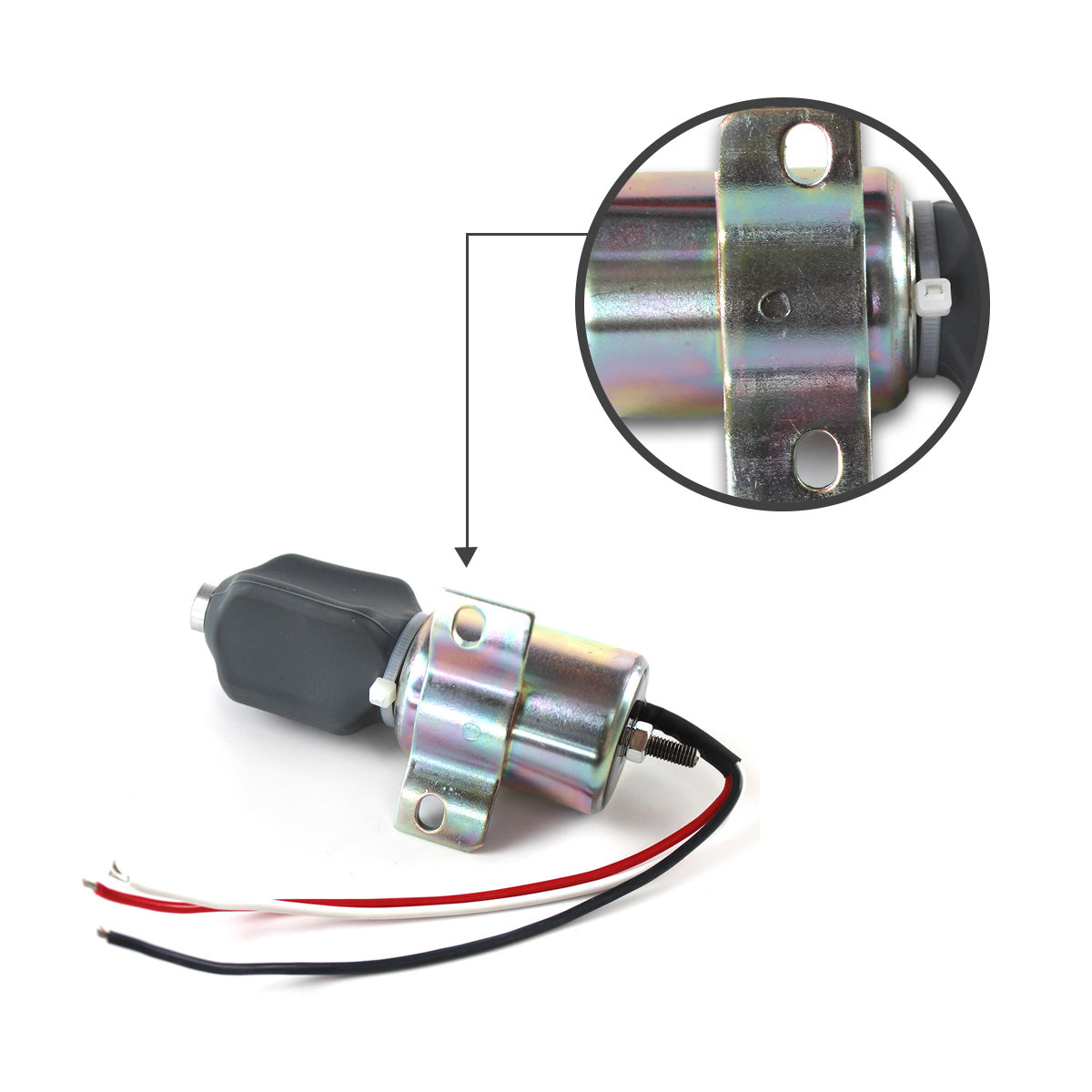 1756ES-24E3ULB1S5 110339541 24V Stop Solenoid Valve for Hyundai R200-5E R200-5