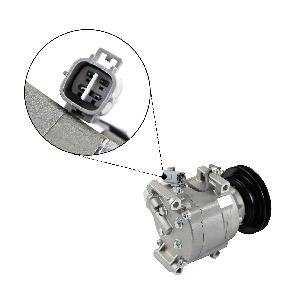 1PK AC Compressor 1406-7030 1906-7000 for John Deree Trator 3320 3520 3720 3046R 4052R