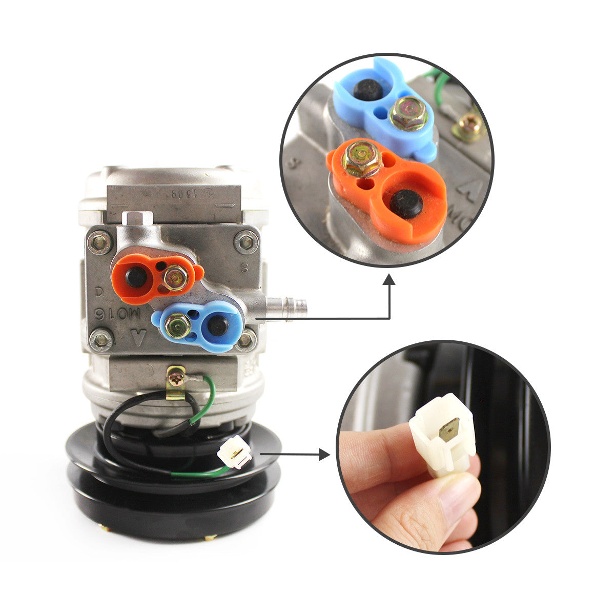 20Y-979-3111 Air Conditioning Compressor for Komatsu PC200-6