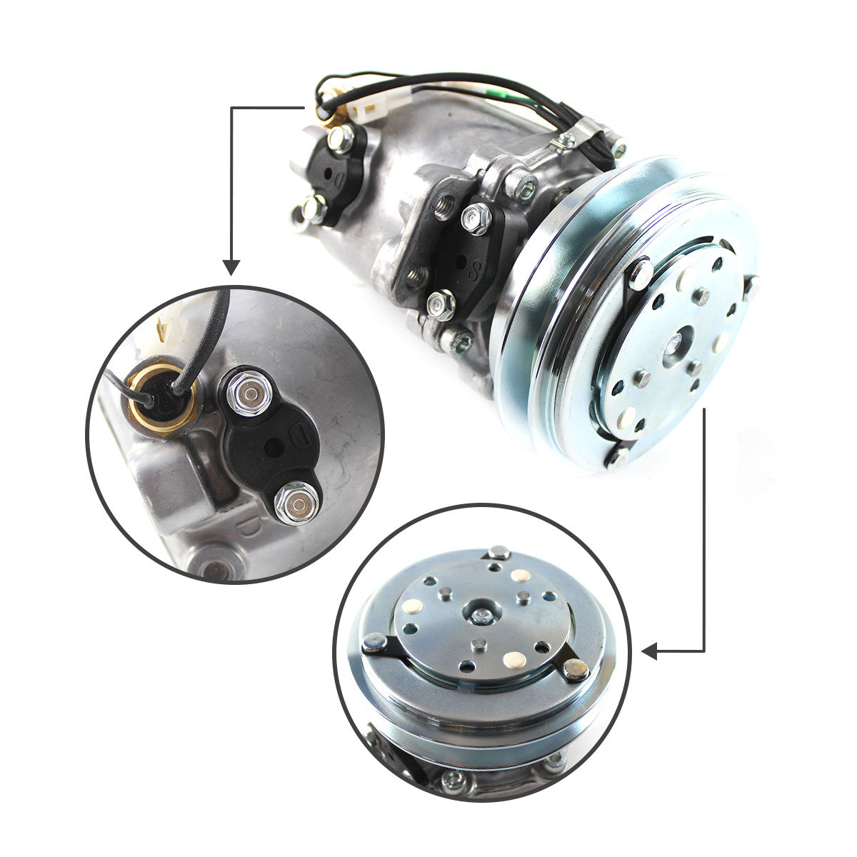 20Y-979-3110 Air Conditioning Compressor for Komatsu PC120-6