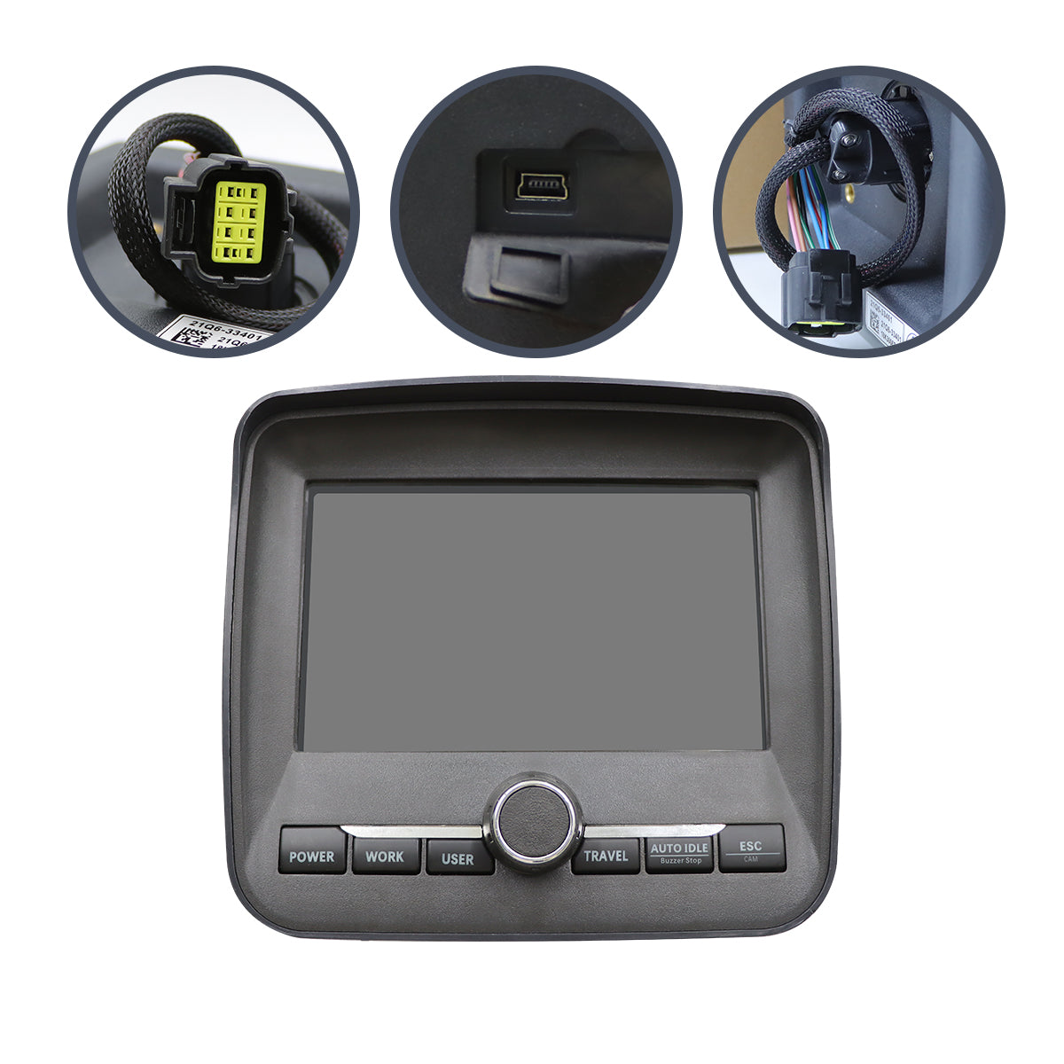 21Q6-30500 Monitor Panel for Hyundai R220-9S R220-9