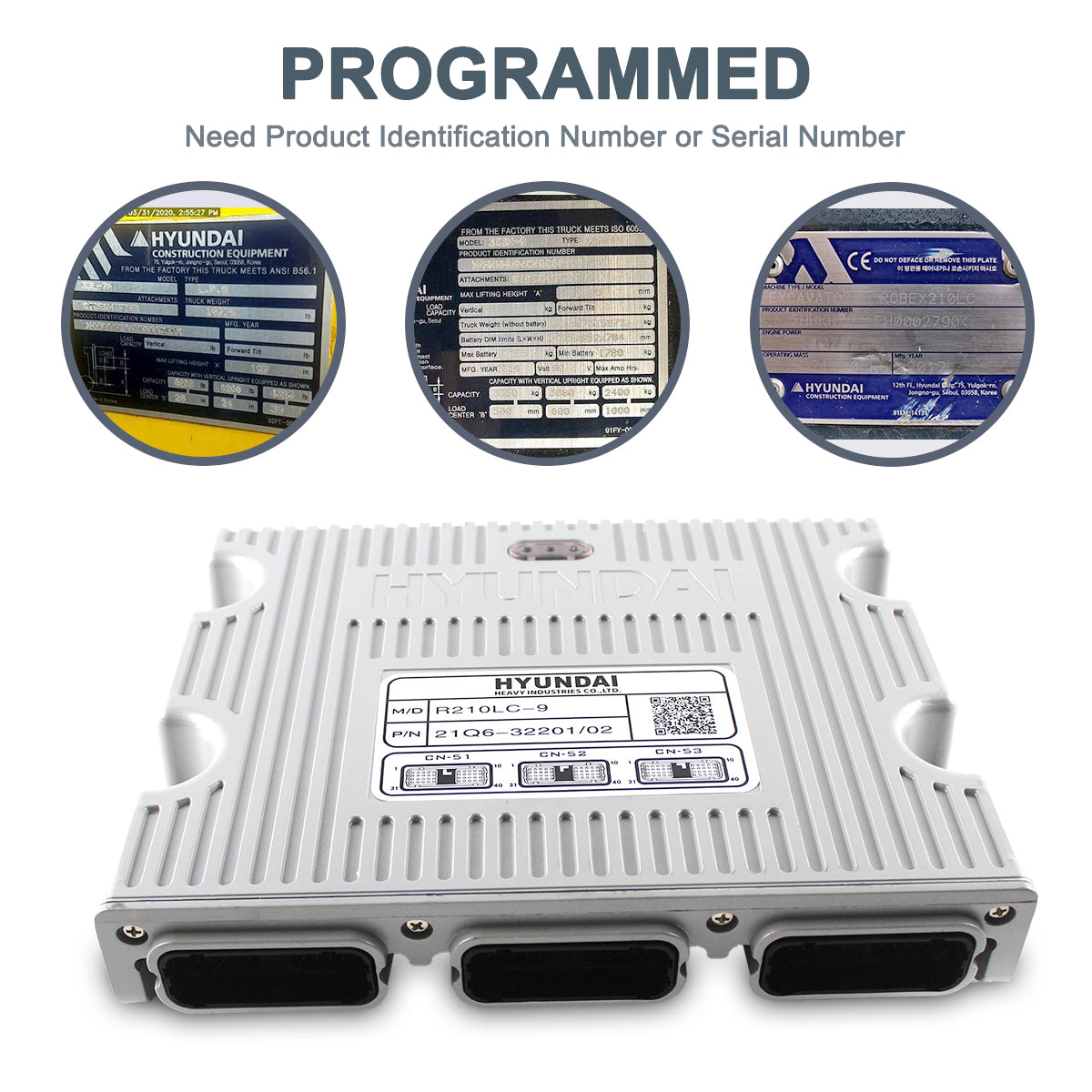 21Q6-32201 Controller for R210W-9S Excavator HYUNDAI