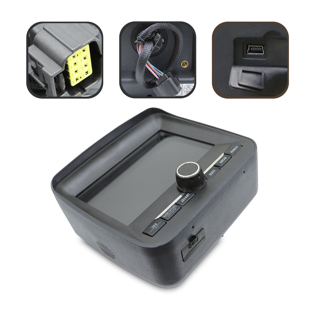 R-9 R200-9 Monitor Cluster Gauge Assy 21Q6-30104 21Q6-33401 21Q6-33400 for Hyundai R140-9 R210-9 R250-9 R330-9 R480-9 Excavator