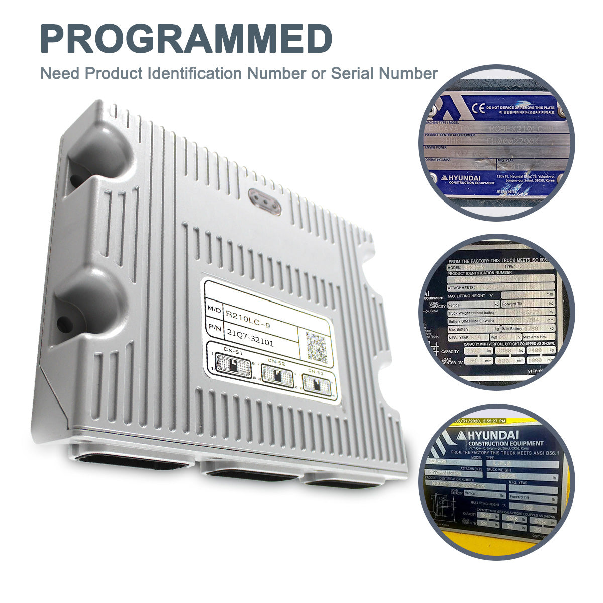 21Q7-32101 Controller Control Unit for Hyundai R250LC-9 Excavator Parts
