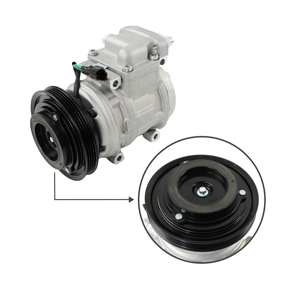 2208-6013B 24V 4PK Compressor for Doosan DX225LC-V