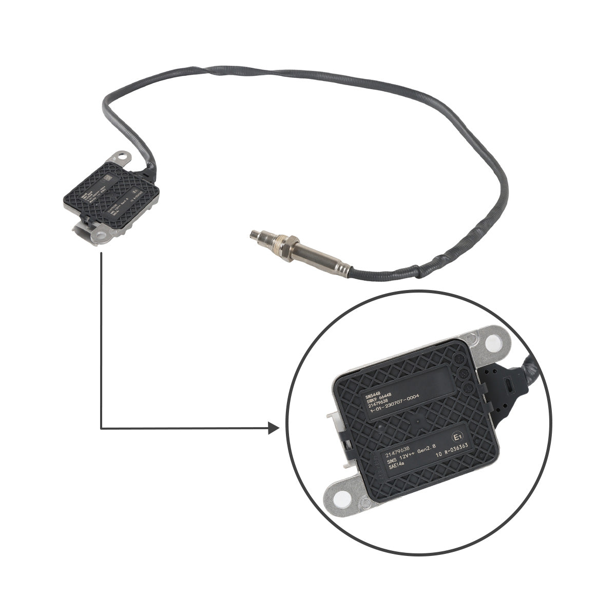 22303390 21479638 21567764 Inlet Nox Nitrogen Sensor for Volvo Mack Part MP8 D11 D13 D16