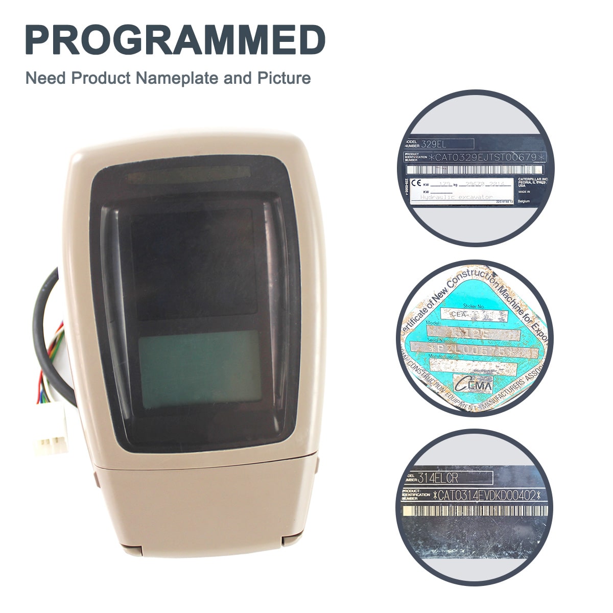 260-2160 157-3198 LCD Monitor for CAT 315C 318C 319C 320C Excavator