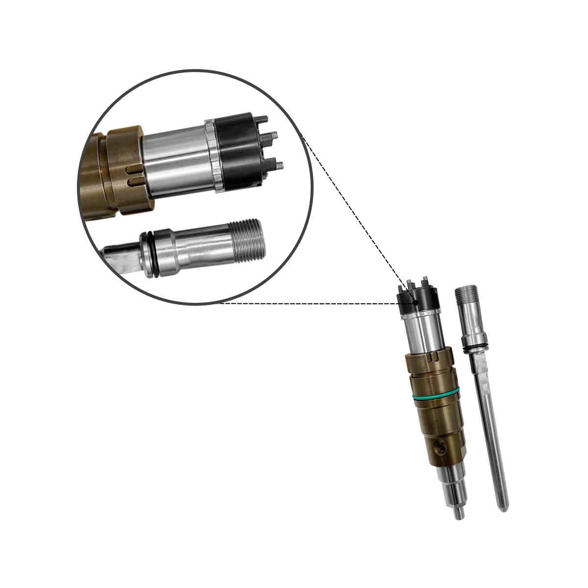 2897320 2894829 Fuel Injector with Tube for Cummins ISX15 Engine