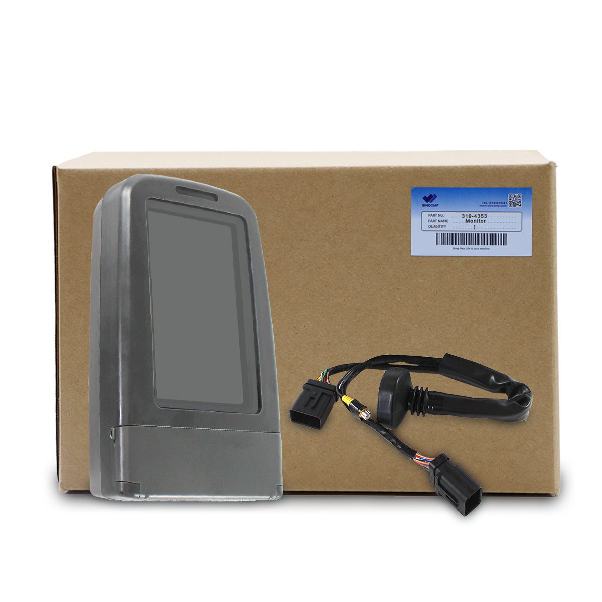 319-4353 3194353 Monitor Screen for Caterpiller Excavator 312D 32D 325D 319D