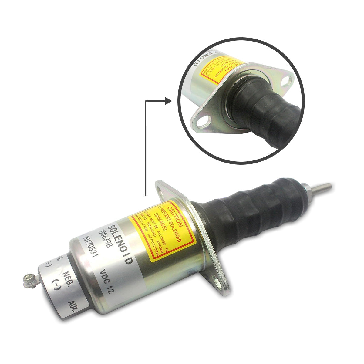 3906398 SA-3151-12 Fuel Shutdown Solenoid Valve for Cummins Engine