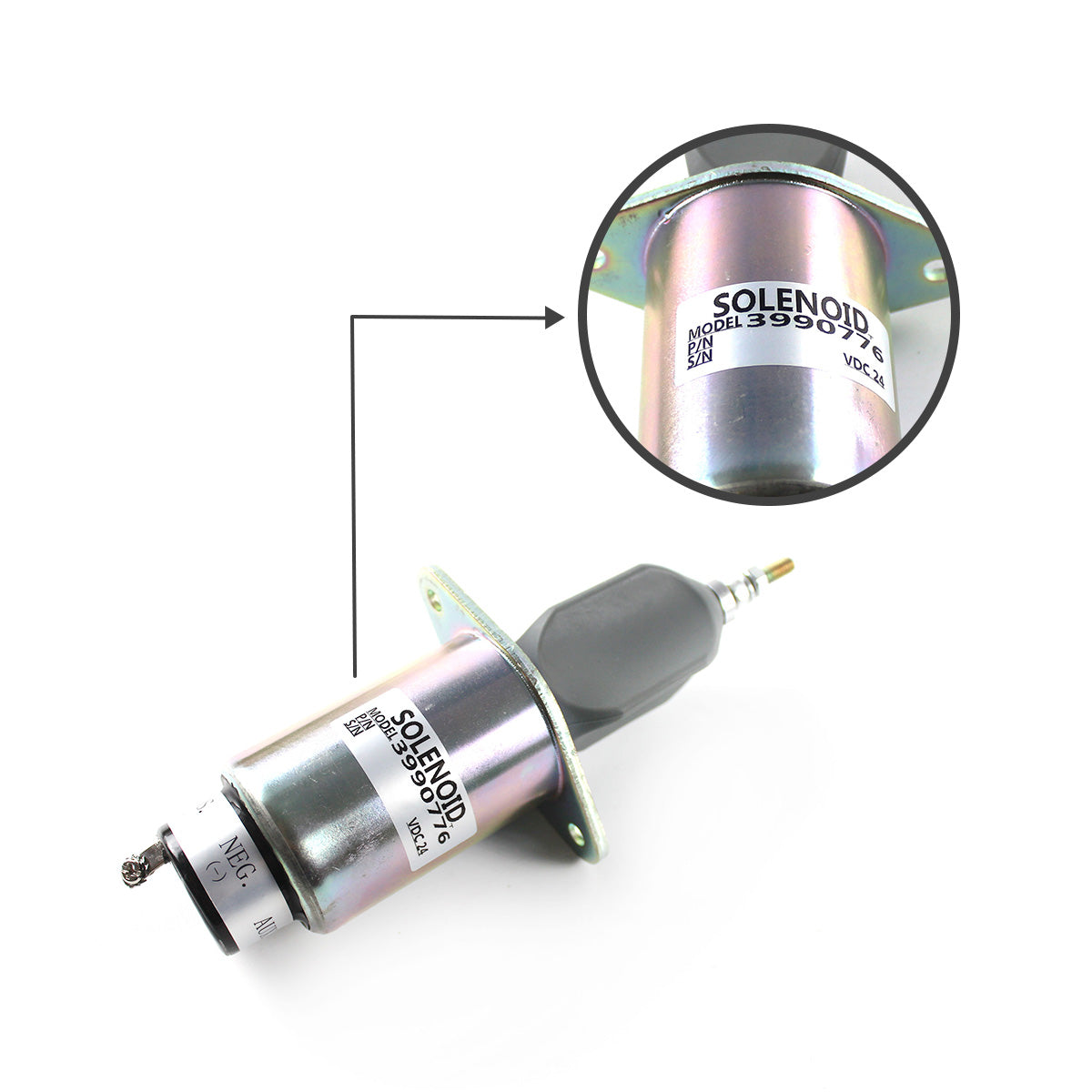 3906776 SA-3152-24 Fuel Shutdown Solenoid Valve for Cummins 4BT 6C Engine