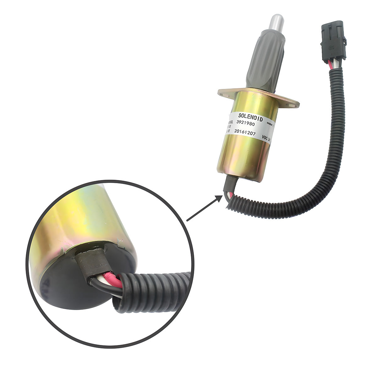 3921980 Shutdown Solenoid Valve for Cummins 6CT 6CTA Engine