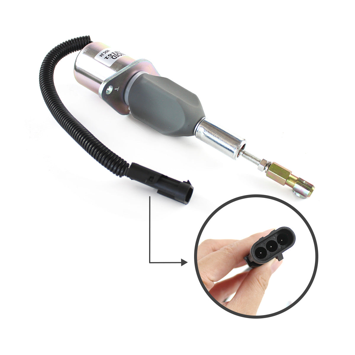 3928161 SA-4293-24 Shut Off Solenoid Valve for Cummins 6C 8.3