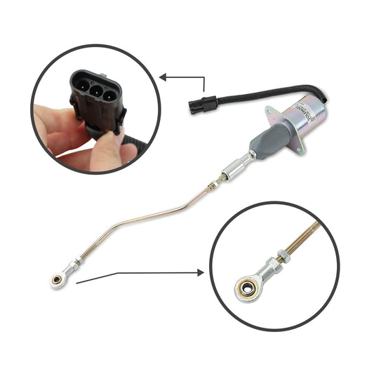 3935456 SA-4762-12 Shut Off Solenoid Valve for Cummins 6BT Engine