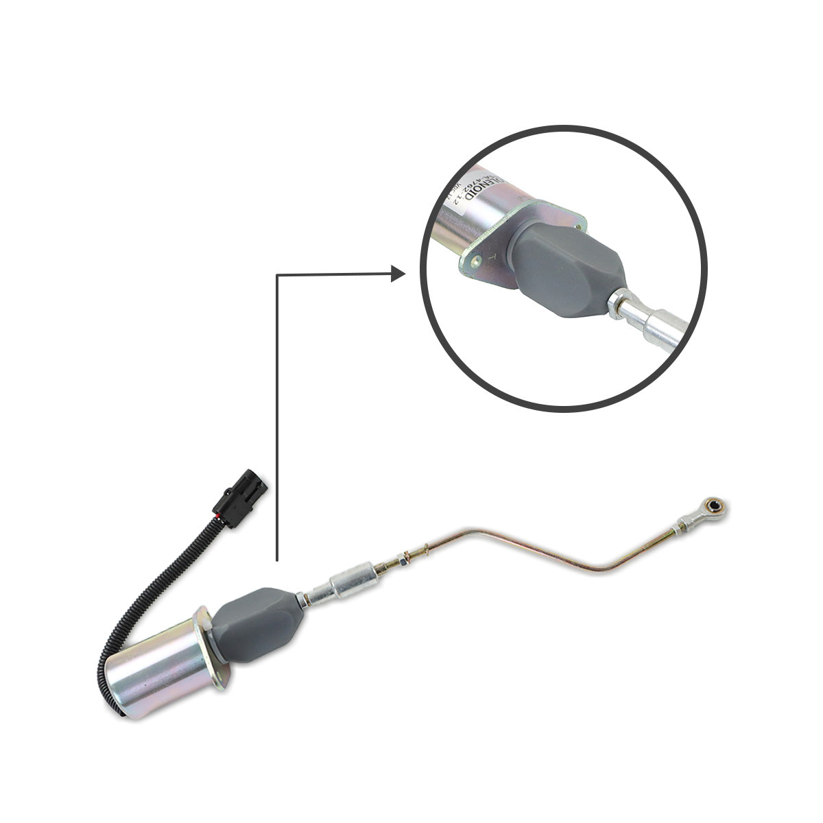 3935458 Fuel Shutdown Solenoid Valve for Cummins 6BT Engine
