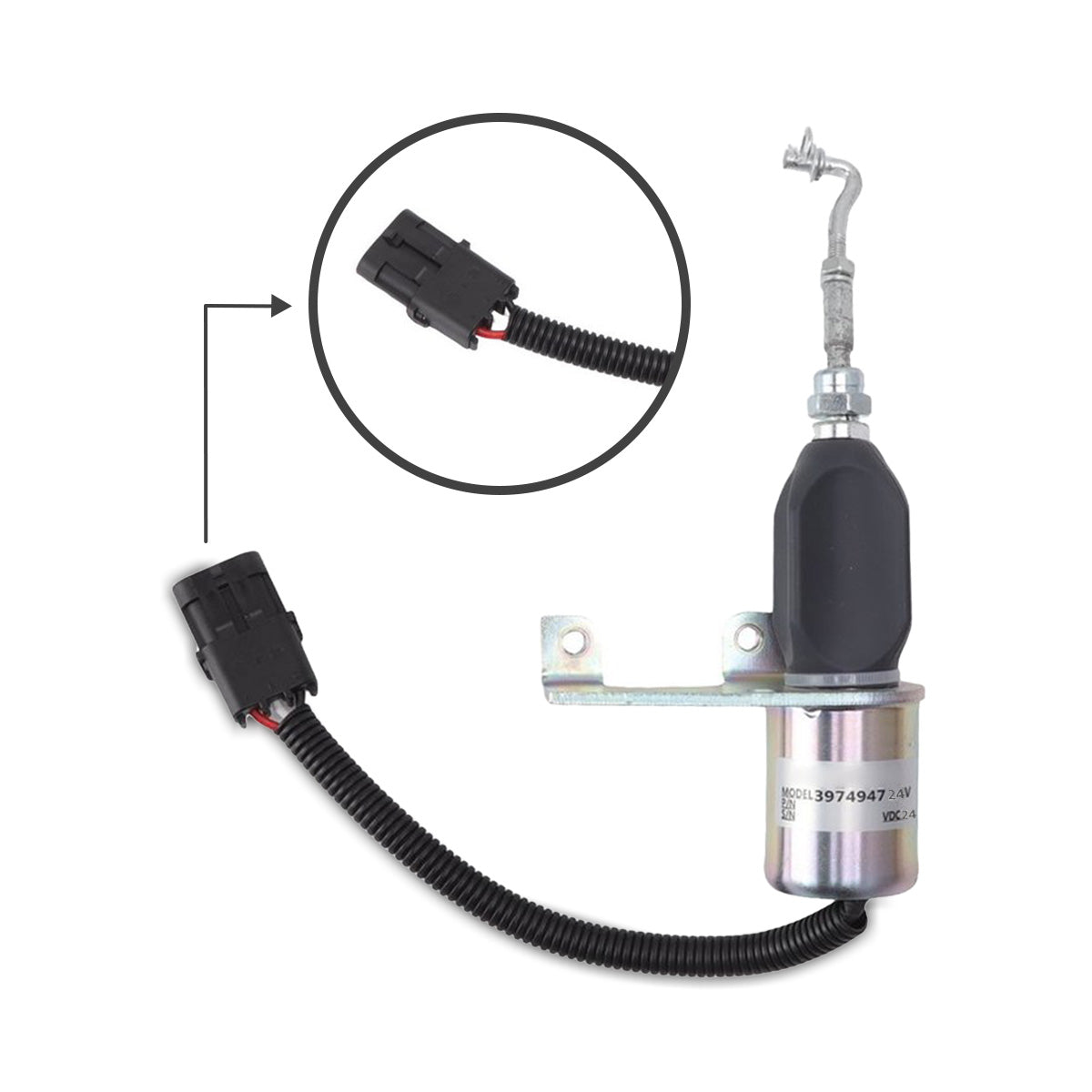 3974947 SD-008A2 D59-105-06 Fuel Flameout Solenoid Valve for Cummins 6BT Engine