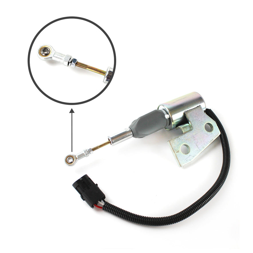 Stop Solenoid SA-4941-24 3991168 3964628 for Cummins 4BT Engine Hyundai R130 Excavator
