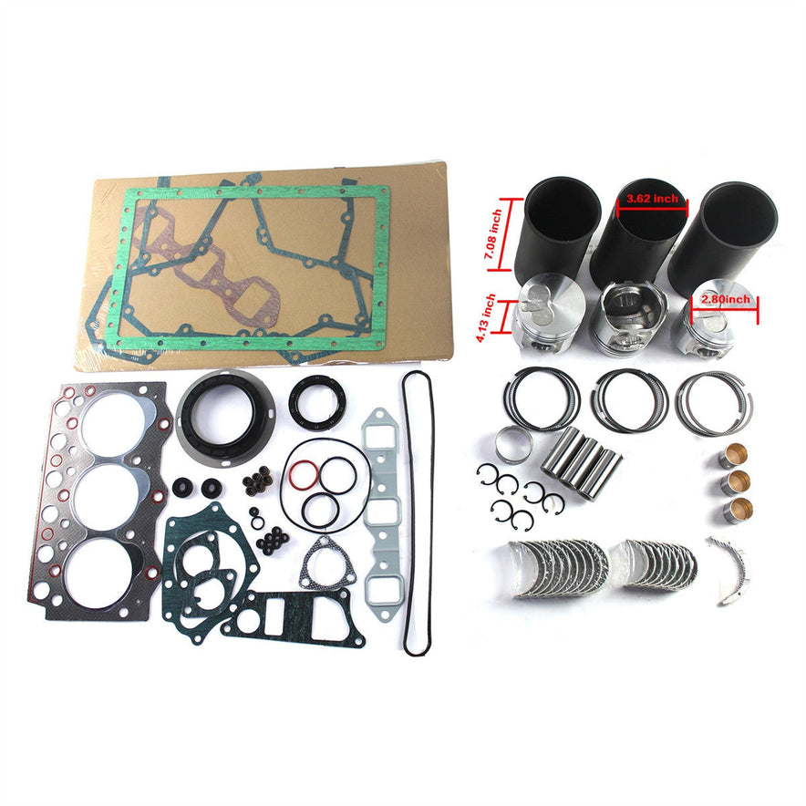 3D95S 3D95S 3D95S-W-1 Engine Rebuild Kit for Komatsu PC50UU-1 Excavator