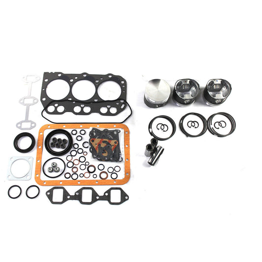 3T72 Engine Rebuild Kit for Yanmar YM169 YM180 YM186 Tractors