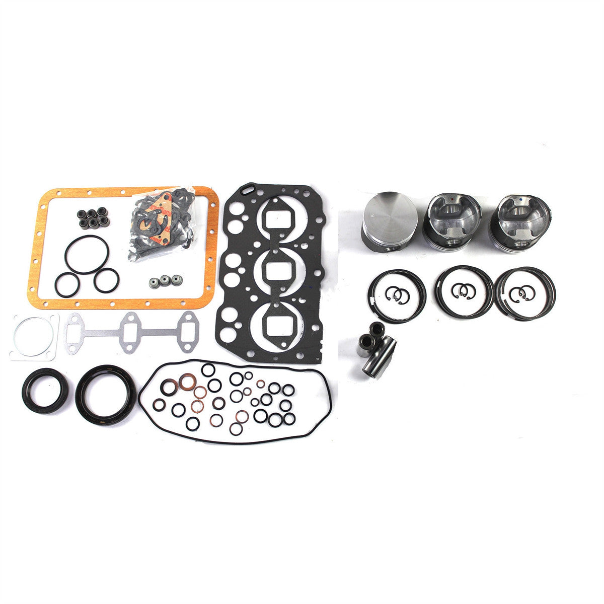 3T72 Engine Rebuild Kit for Yanmar YM169 YM180 YM186 Tractors