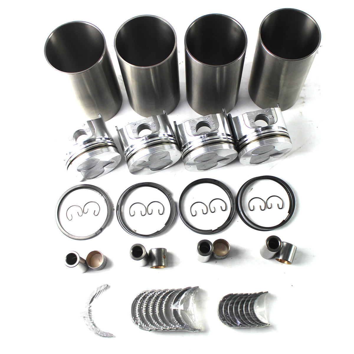 4 Cylinder Overhaul Rebuild Kit for Kubota V1505 V1505T V1505D Engine