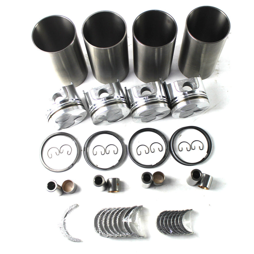 4 Cylinder Overhaul Rebuild Kit for Kubota V1505 V1505T V1505D Engine