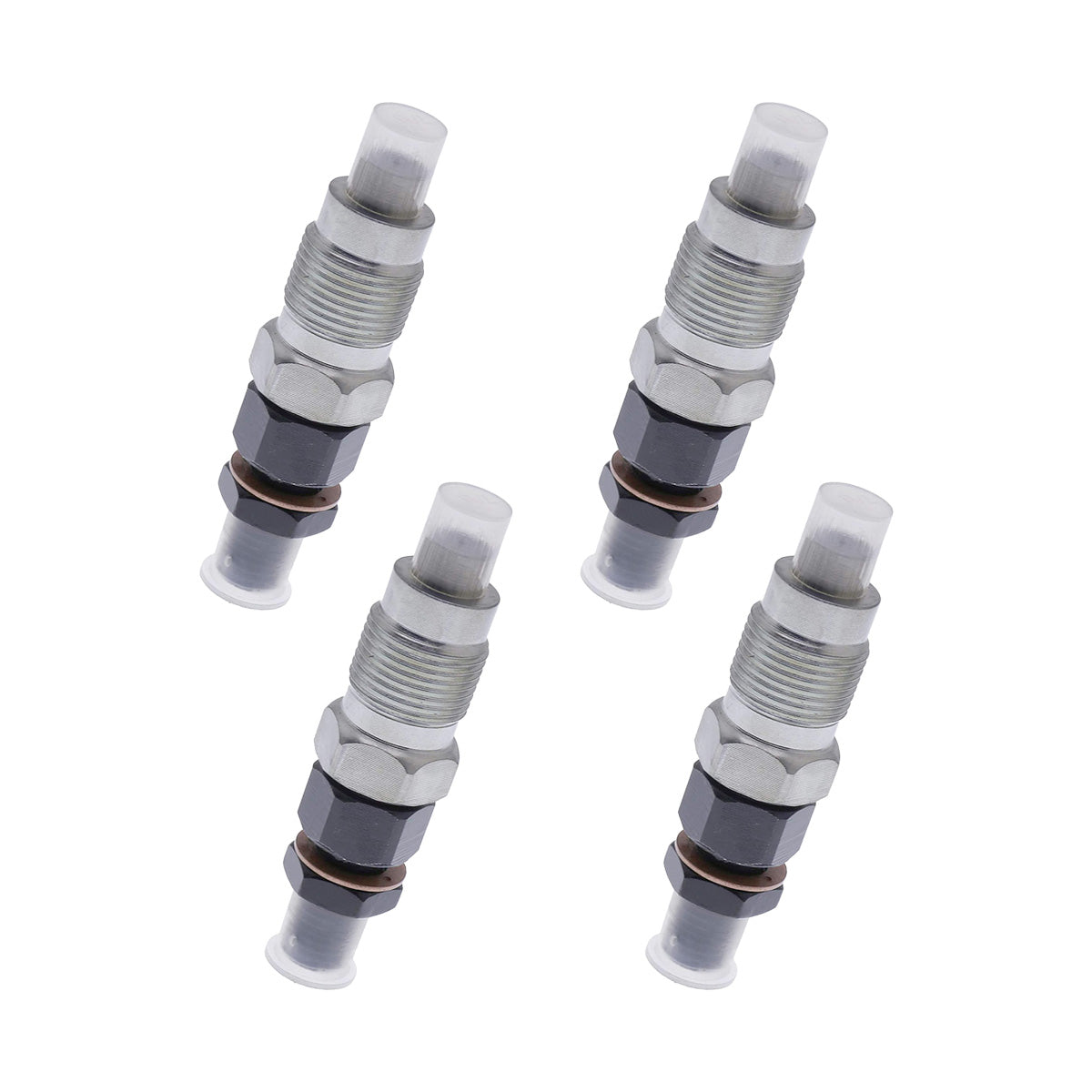 4PCS Fuel Injector 1C010-53010 for Kubota V3 V3300 V3600T V3800 Engine