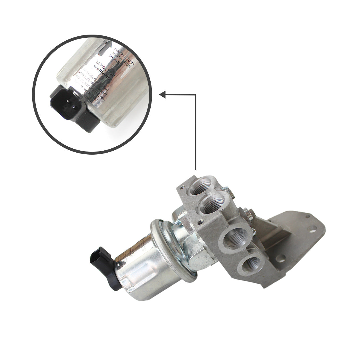 5362269 Fuel Transfer Pump 12V for Cummins 4B3.9 6C8.3 ISC8.3