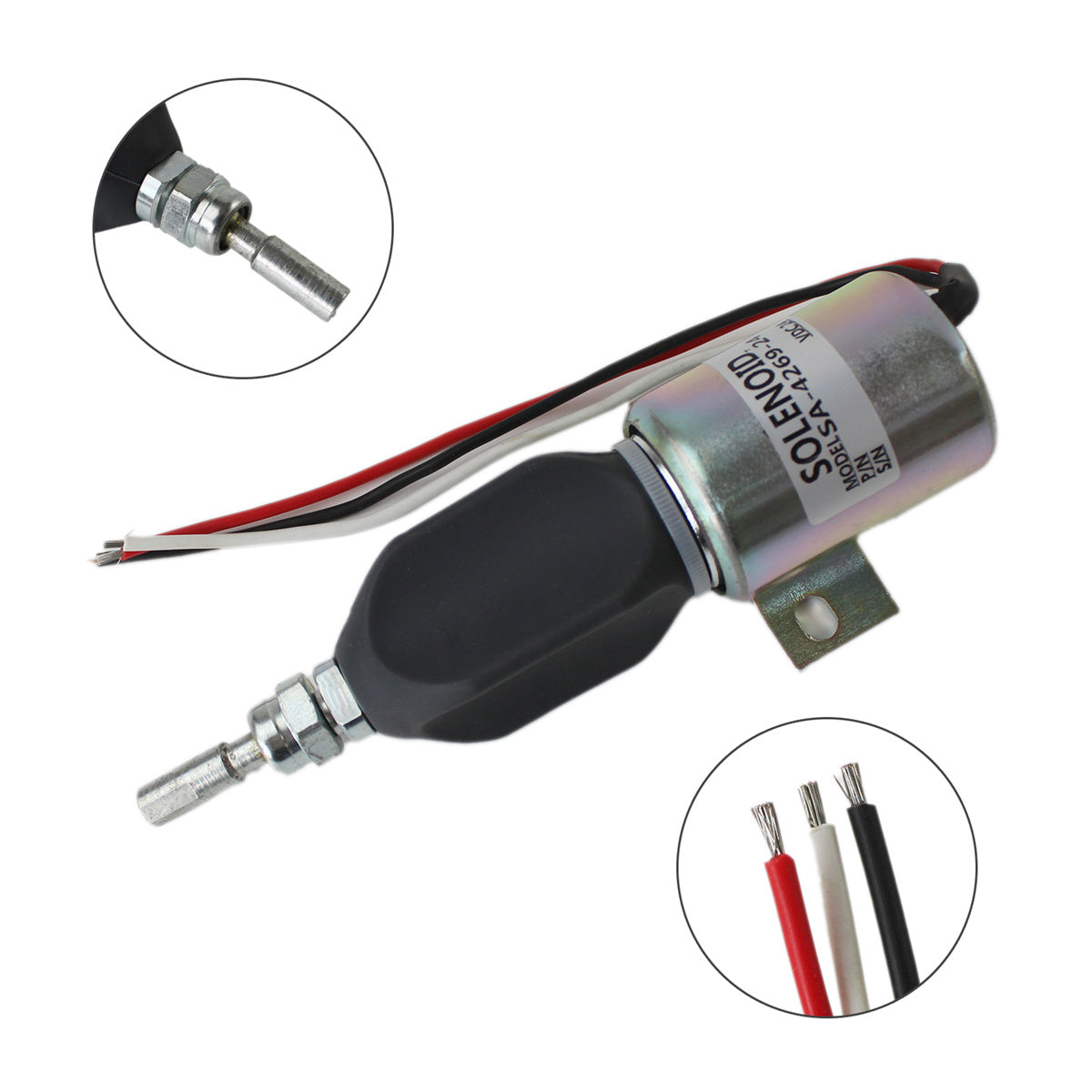 600-815-7550 SA-4269-24 24V Flameout Solenoid Valve for Komatsu PC75US-3 PC75UU-2 PC60-7