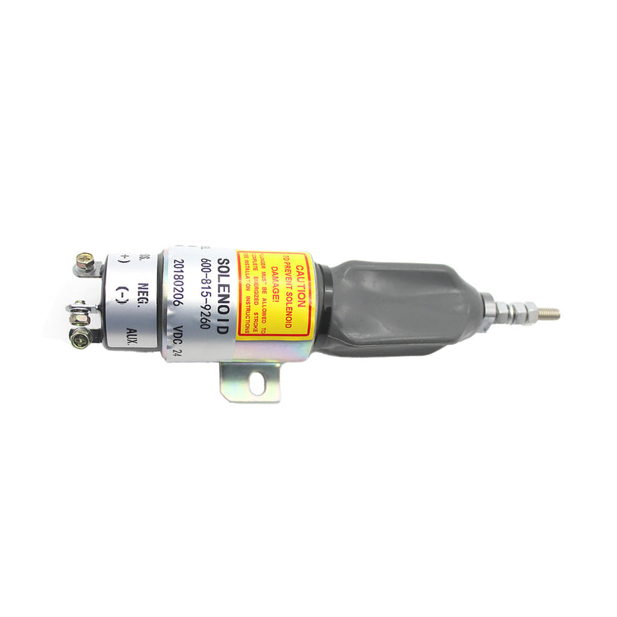 Stop Solenoid 600-815-9260 6008159260 for Komatsu PC128US-2 PC138US-2 WA100-5 WA150-5 WA320-5 WA80-3