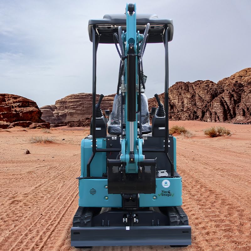 1.8 ton mini excavator. Equipped with a KubotaEngine for robust power. Shipped from the United States