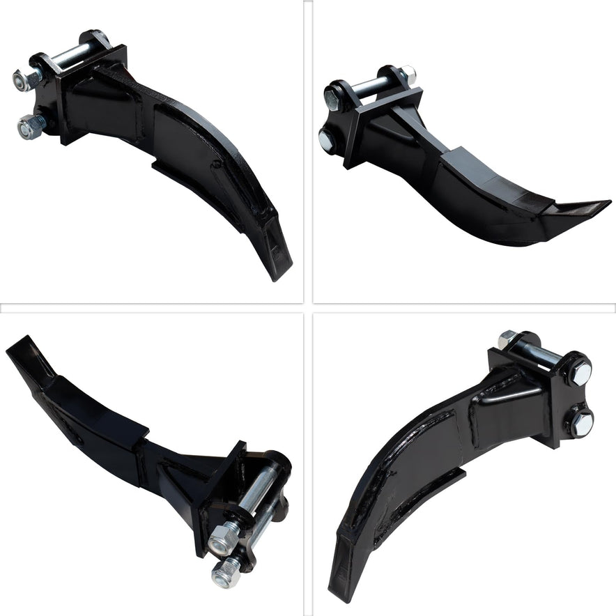 Mini Excavator Accessories Ripper, Single Hook Backhoe, Span: 3.54in,Hole Diameter: 0.98in,Center Wheelbase: 3.46in, Suitable for Mini Excavators for 1 to 1.5 Tons