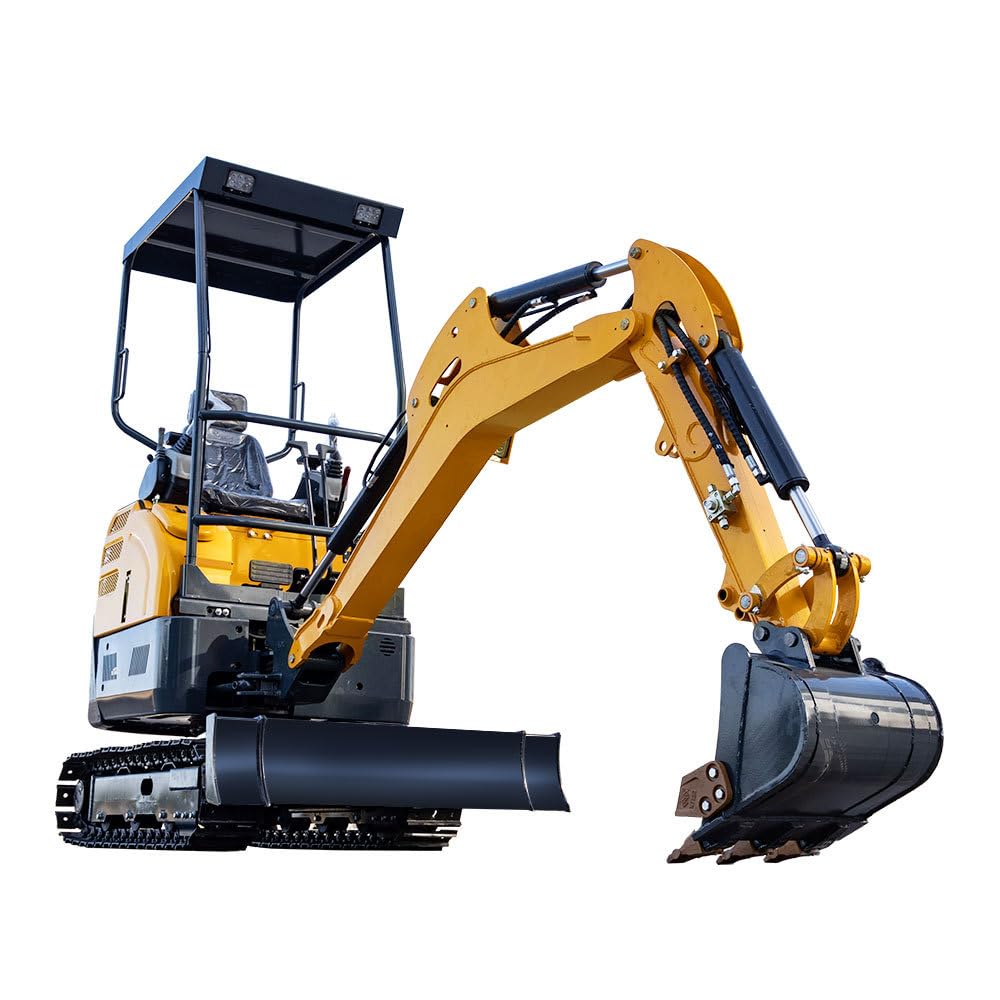 1.8Ton Hydraulic Crawler Mini Excavator with Hydraulic Pump and Thumb Garden Yard for Home Garden Use