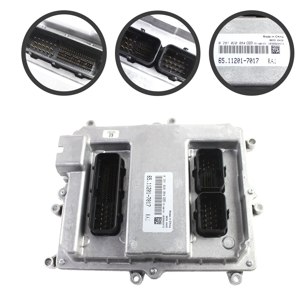 65.11201-7017 0281020084 Genuine New and Programmed Doosan Excavator ECU Controller Fits DX225 DX340