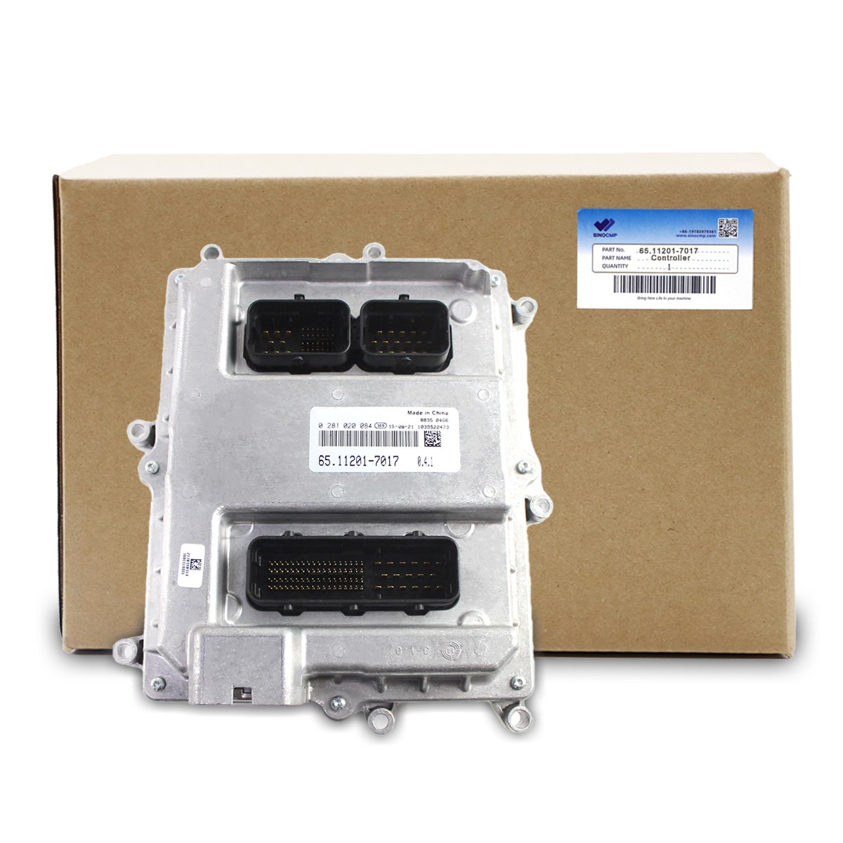 65.11201-7017 0281020084 Genuine New and Programmed Doosan Excavator ECU Controller Fits DX225 DX340